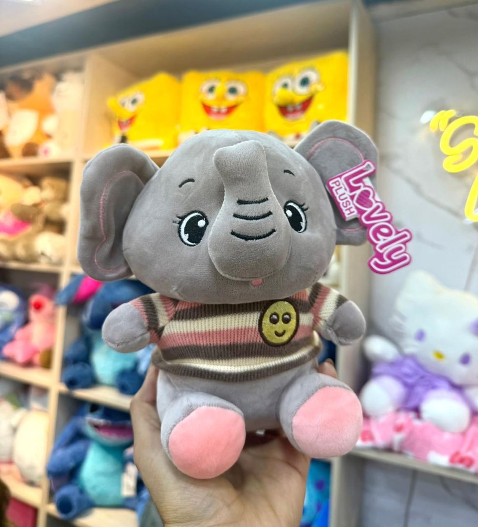 ELEFANTE BUZO LANA de peluche 20cm