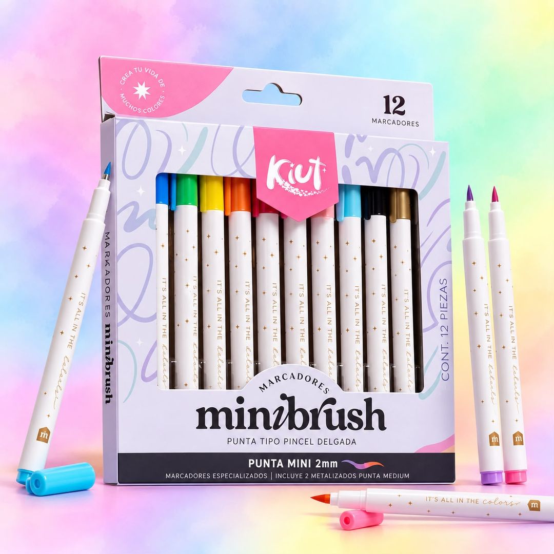 Marcadores MiniBrush x 12