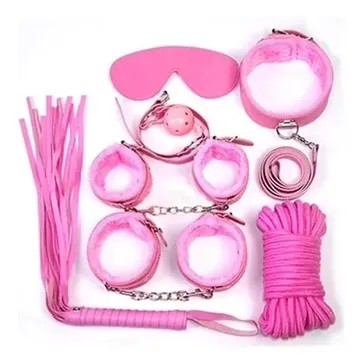 KIT SADO - PELUCHE 7 PIEZAS ROSADO. - imagen 1