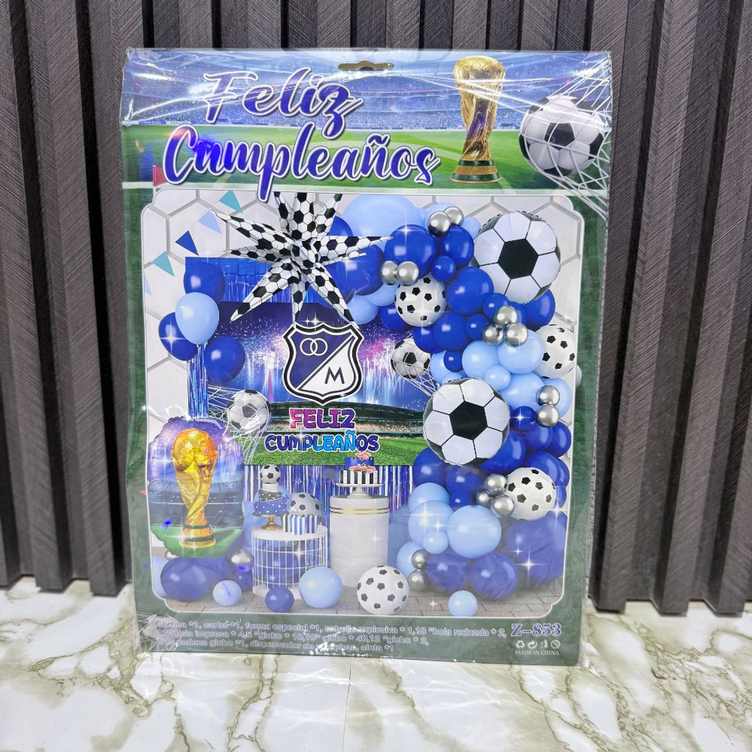 ARCO DE GLOBOS MILLONARIOS  INCLUYE FONDO