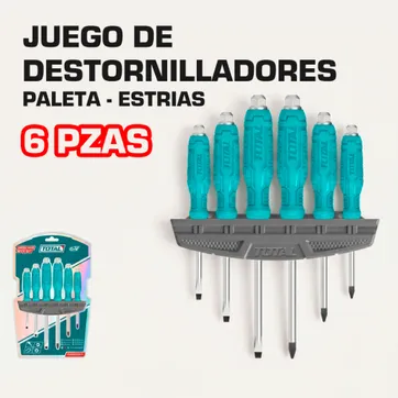Imagen del producto DESTORNILLADOR X 6 PIEZAS PUNTA HEXAGONAL