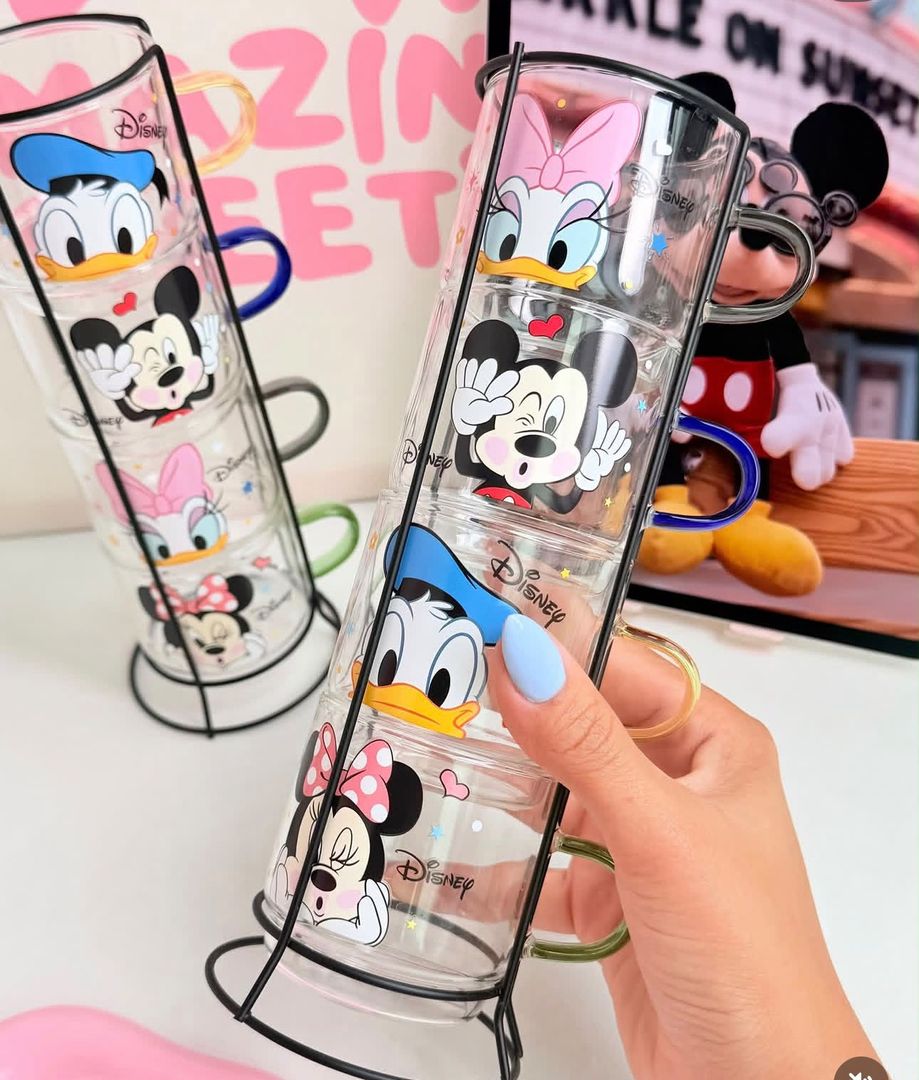 Set Pocillos x 4 Disney