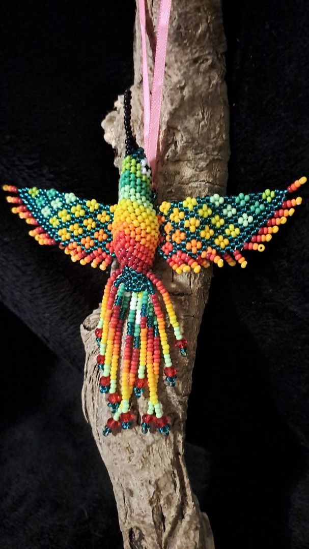 COLIBRI -Beaded Hummingbirds Hanging-