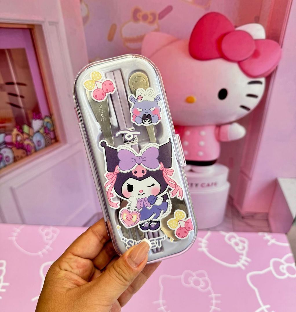 Kit de cubiertos Sanrio 