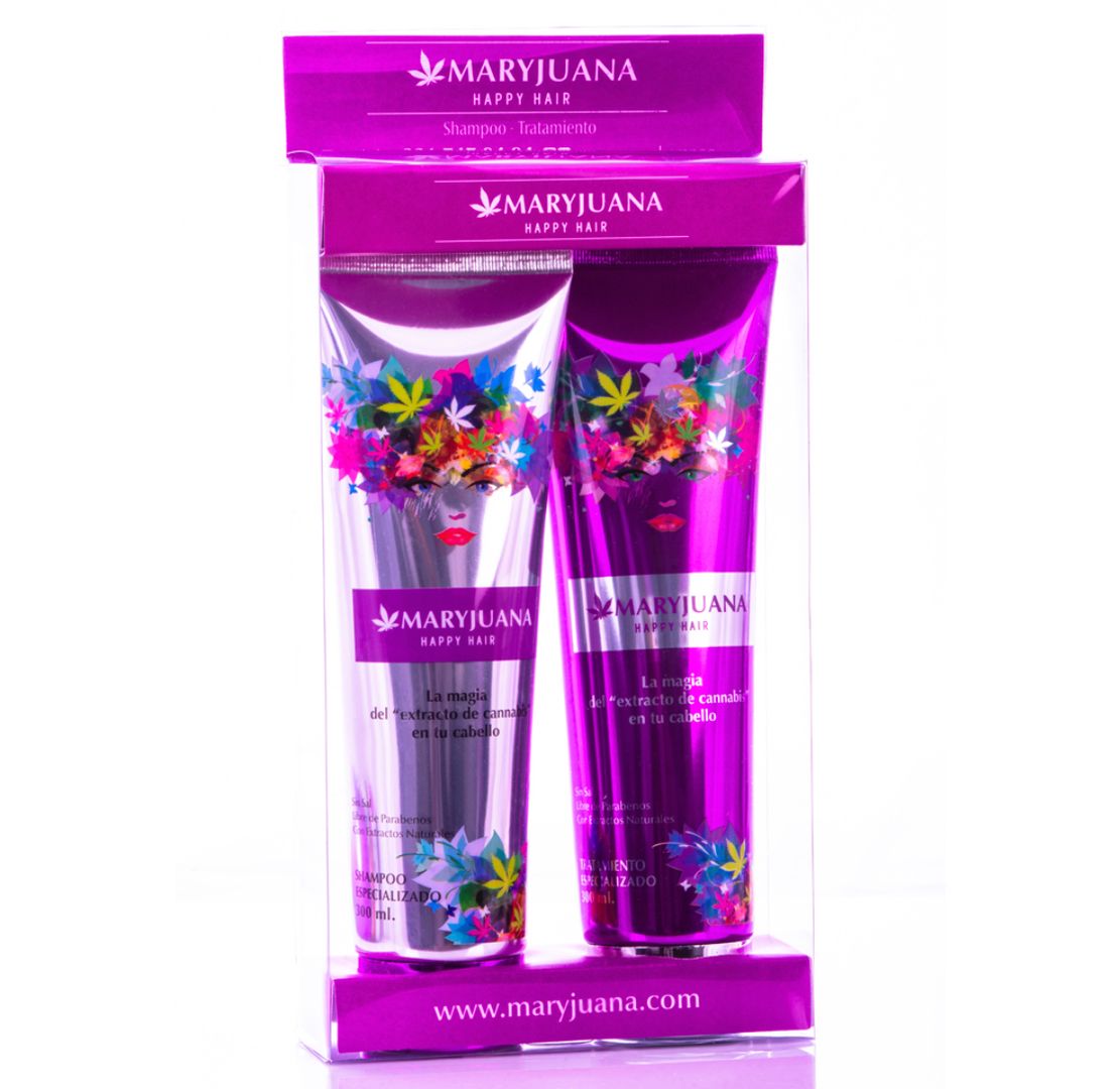 KIT SHAMPOO + ACONDICIONADOR 300ML MARYJUANA