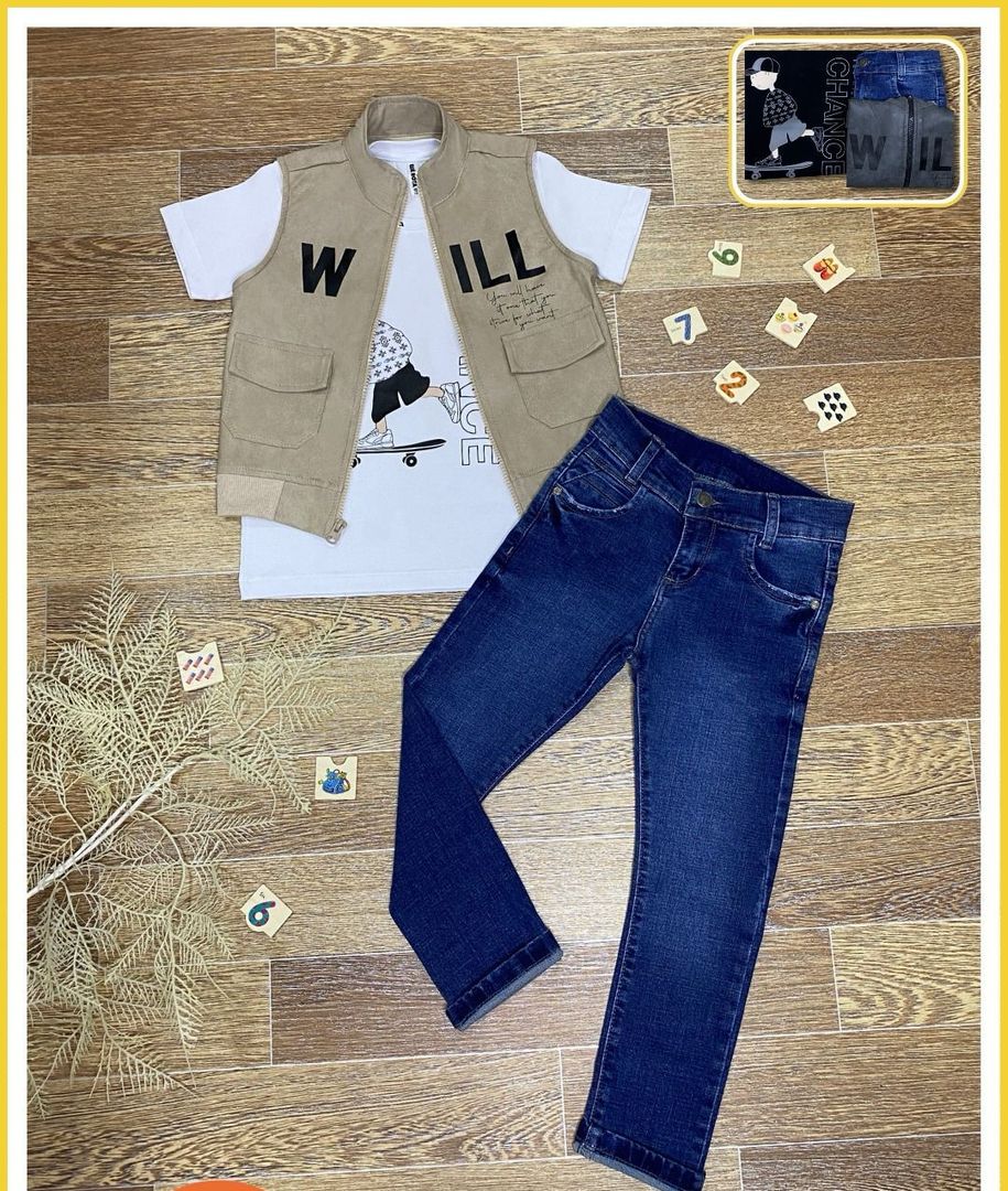 Conjunto tres piezas para niño
