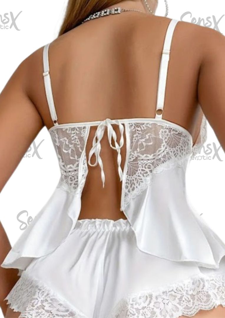 Conjunto de lencería sexy de encaje 