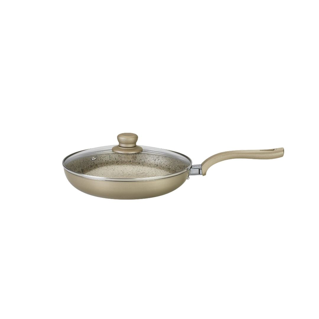 CACEROLA ANTIADHERENTE 16 CTAPA DE VIDRIO GOLD NORTH	