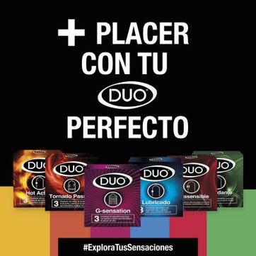 Imagen del producto PRESERVATIVO DUO DIS X 3 UND