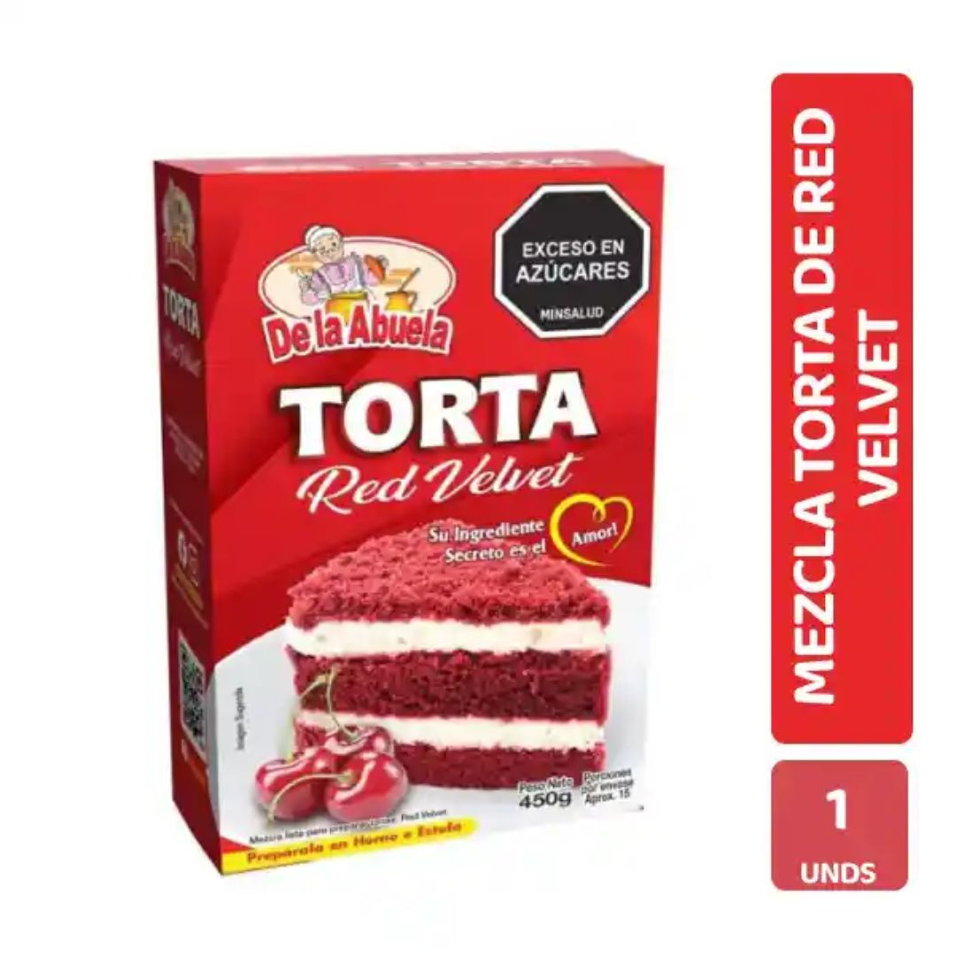 TORTA RED VELVET LA ABUELA*450G