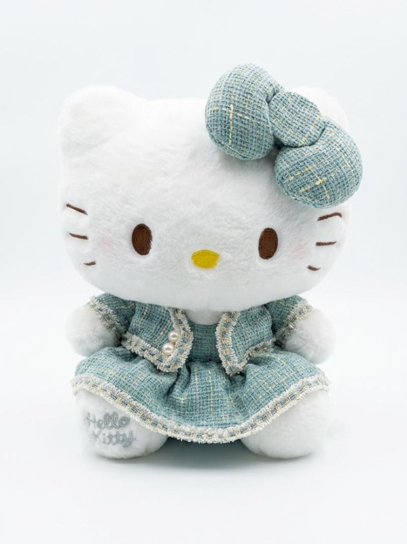 Hello Kitty Azul metalico 35 CM