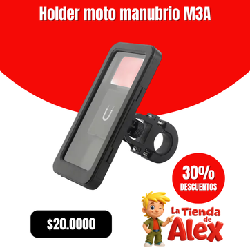 Imagen del producto Holder moto manubrio M3A