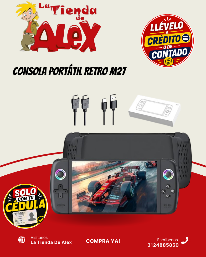 CONSOLA PORTÁTIL RETRO M27