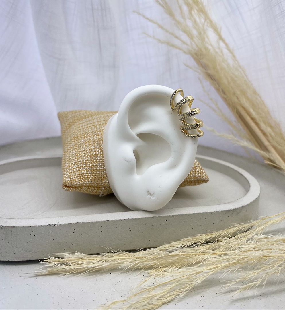Earcuff dorado, covergold 