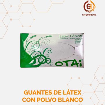 Imagen del producto GUANTES DE LÁTEX CON POLVO BLANCO