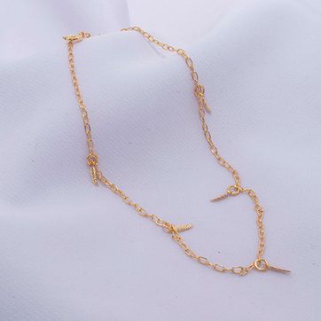 Imagen del producto TOBILLERA TEJIDO GOURMET PLUMITAS 1MM 25CM 709124A212