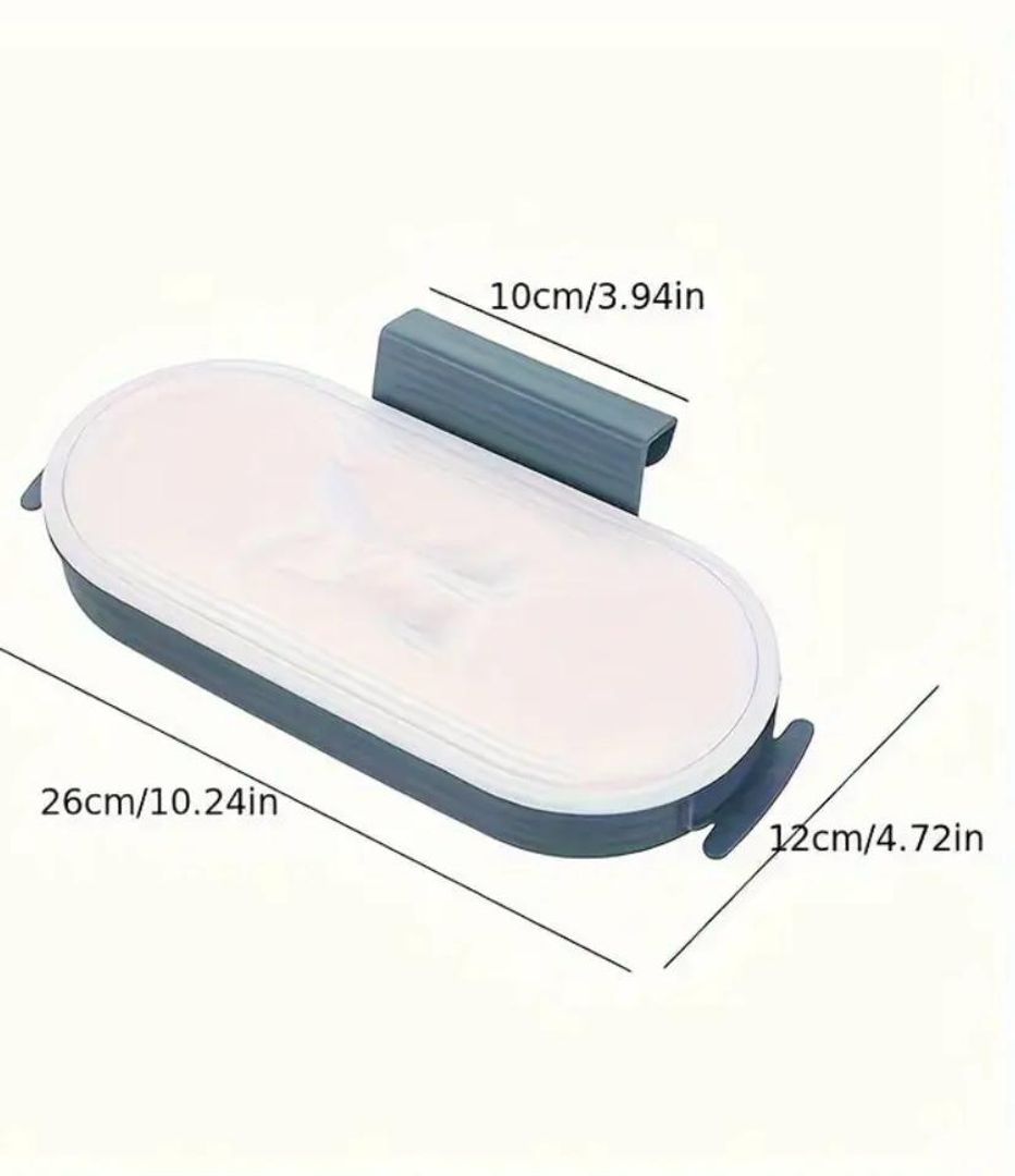 Soporte con tapa para bolsa de basura