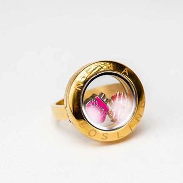 ANILLO COFRE DORADO - imagen 1