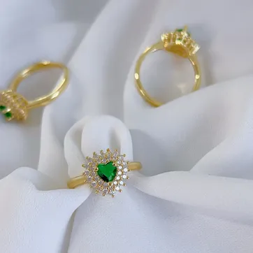 Imagen del producto ANILLO PIEDRA VERDE 