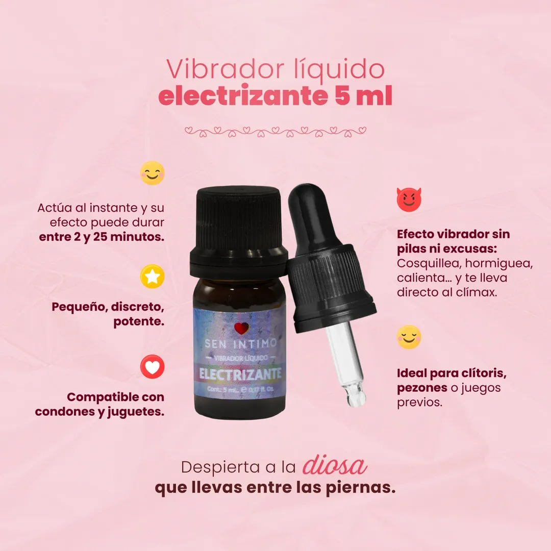 Vibrador Líquido Electrizante x 5 ml by Sen Íntimo