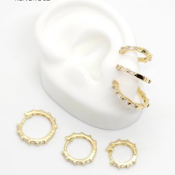 Imagen del producto SET CANDONGA RODINADA CON CIRCONES X 3