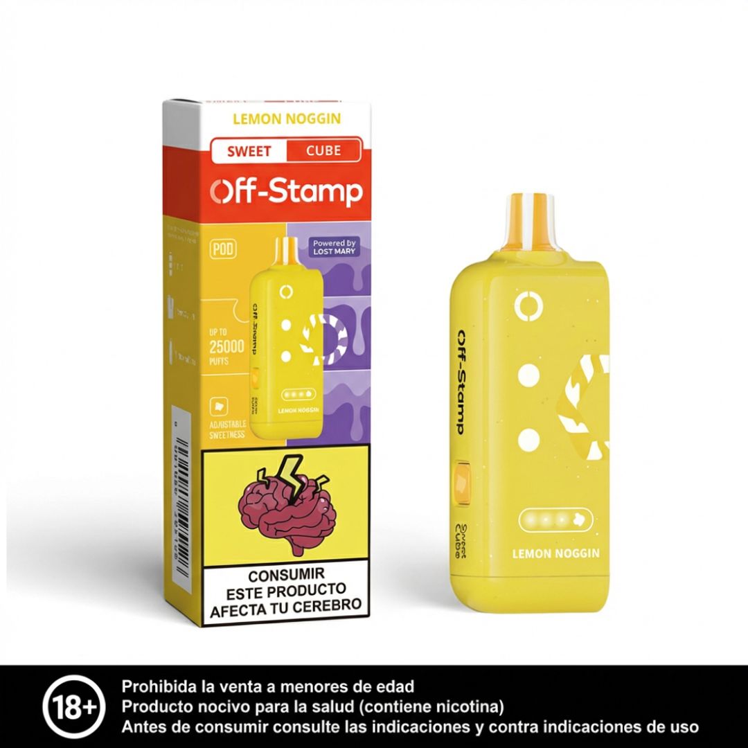 Pod Off Stamp Lemon Noggin 35.000 Puffs - Dulce