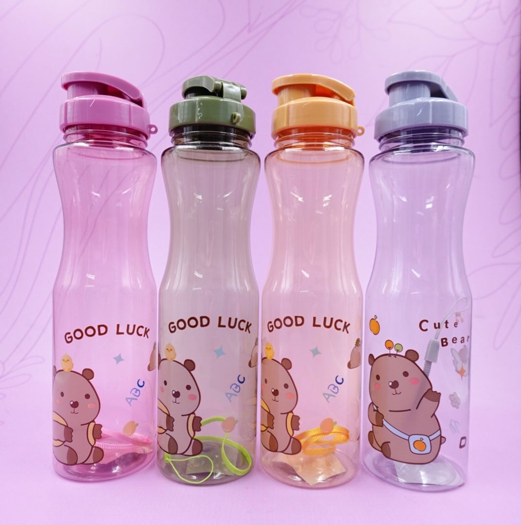 TERMO PLÁSTICO CAPYBARA 600ML COL-111