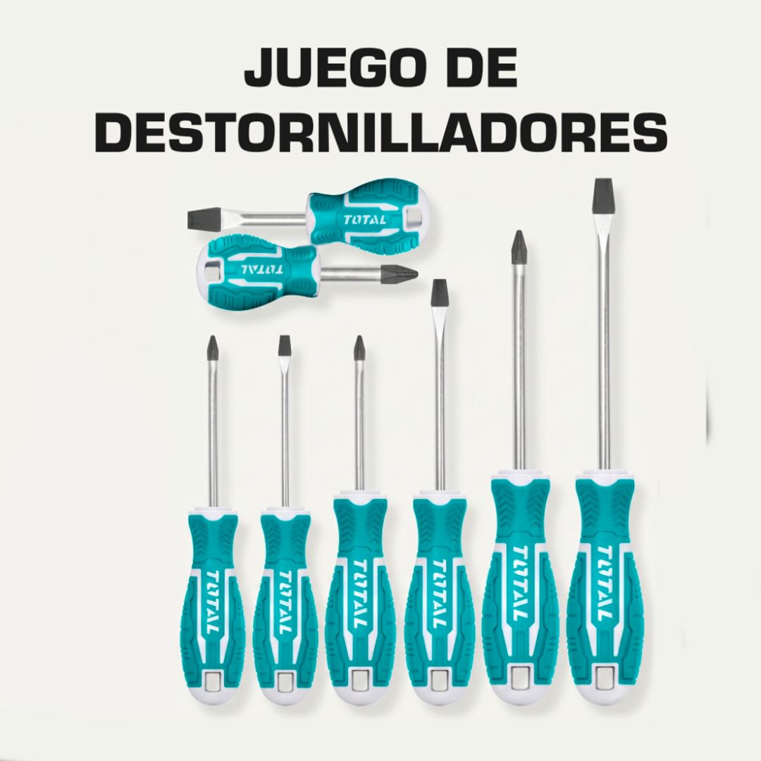 DESTORNILLADOR X 8 PIEZAS