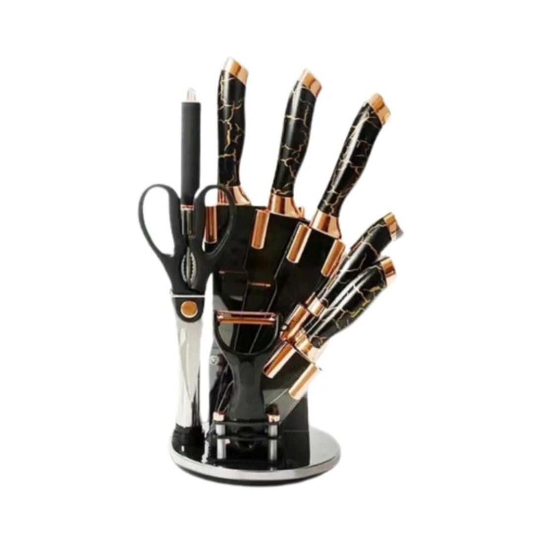 SET CUCHILLOS CON BASE 