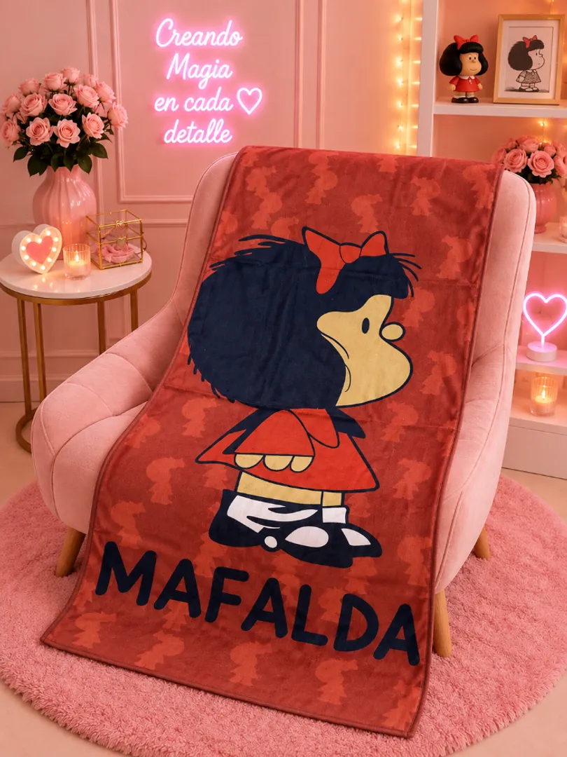 Toallas grandes microfibra mafalda