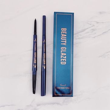 LAPIZ PARA CEJAS PROFESIONAL DOBLE PUNTA BEAUTY GLAZED - imagen 1