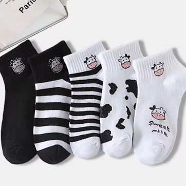 Imagen del producto Media tobillera vaca x5