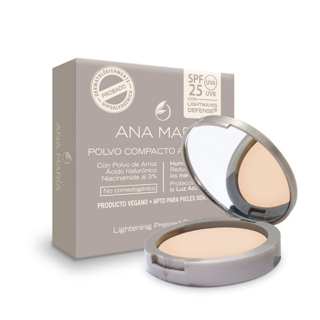 ANA MARIA POLVO COMPACTO ACLARANTE SANDALO 15GR