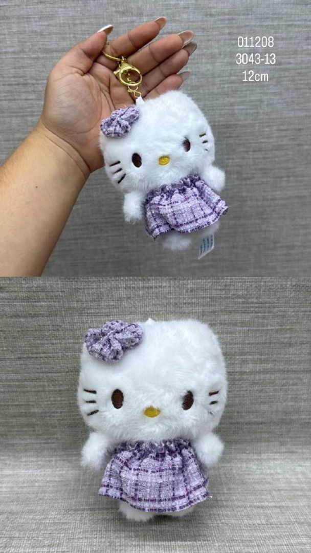 LLAVERO DE HELLO KITTY SURTIDA 12 CM