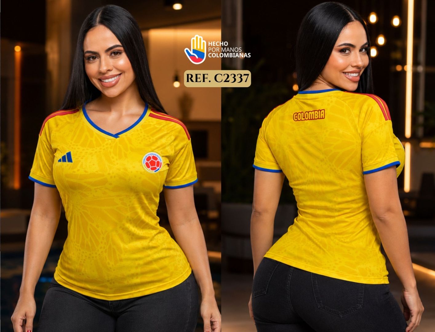 CAMISETA AMARILLA