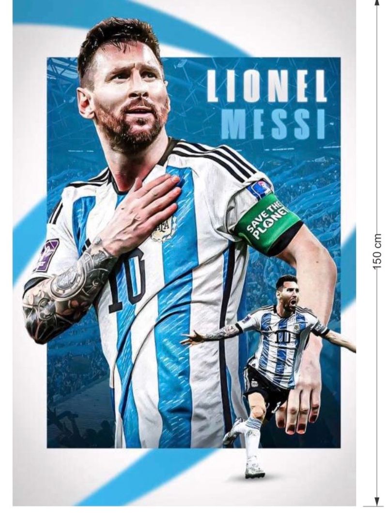 FONDO EN TELA 1 x 1.50 M MESSI