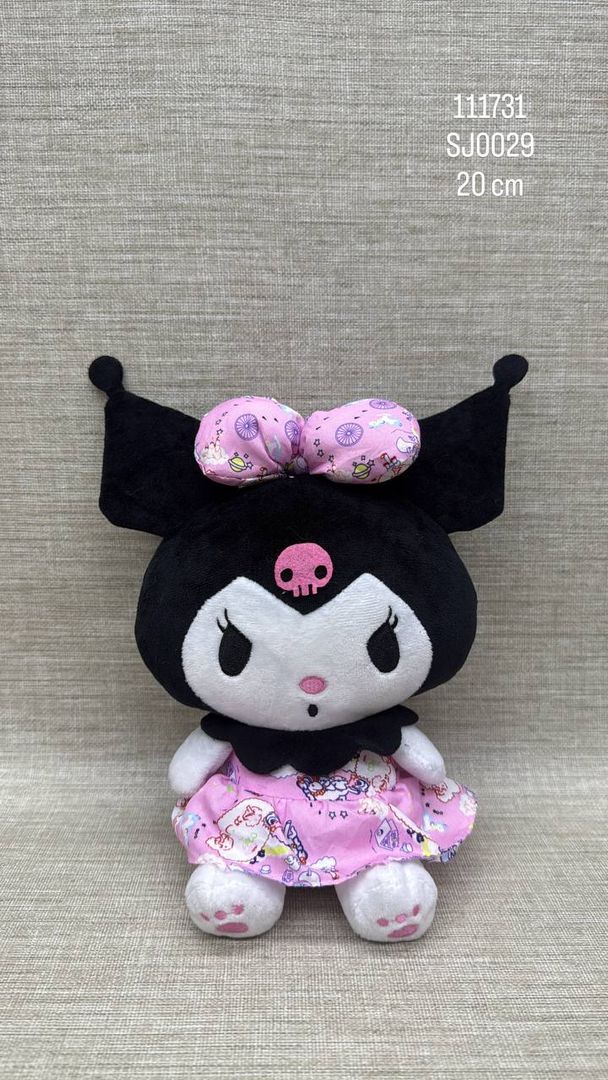 KUROMI CON MOÑO DE 20CM