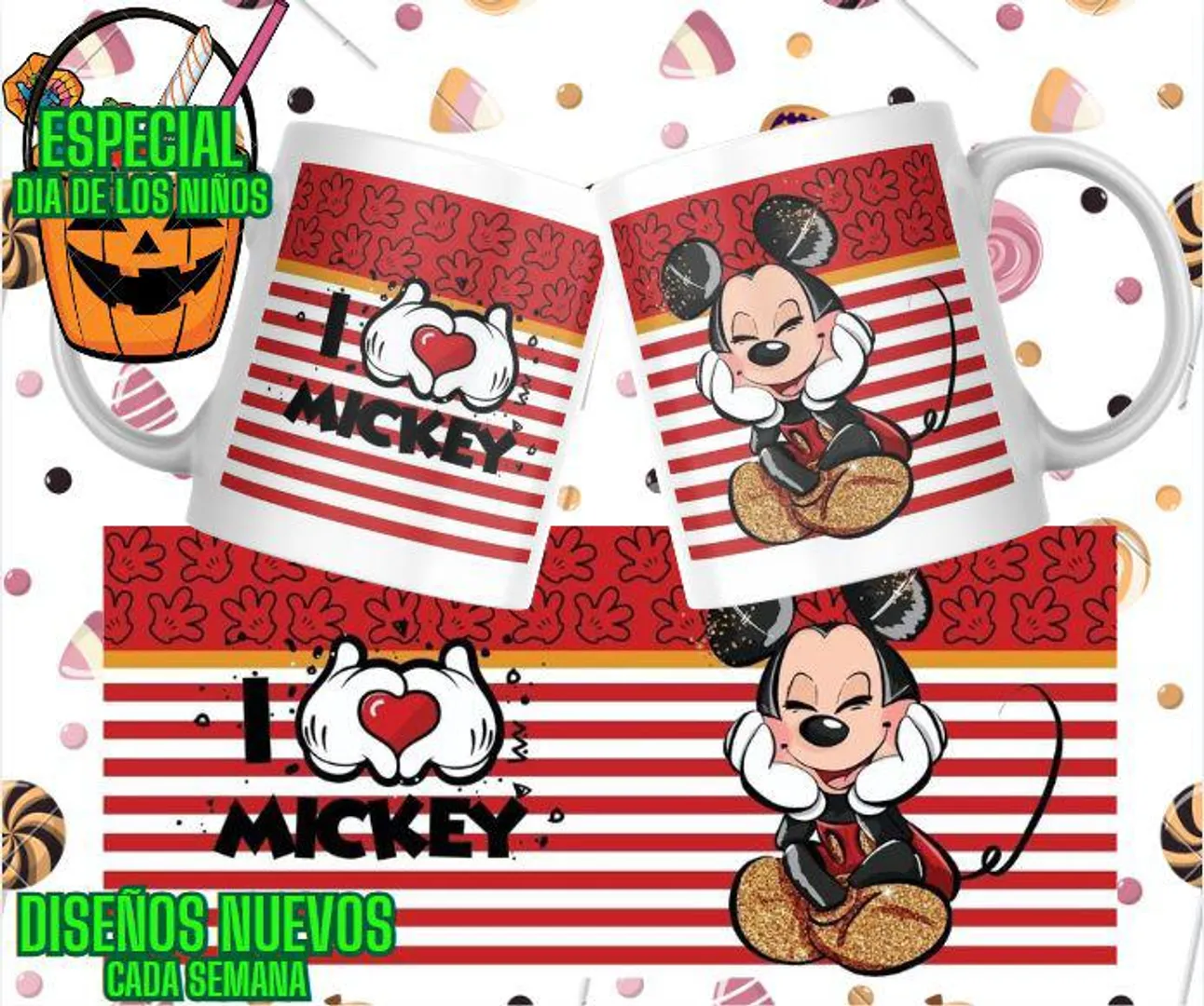 MUG MICKIE FESTIVIDAD 