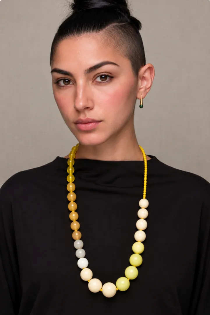 LONG COLOR BLOCK NECKLACE
