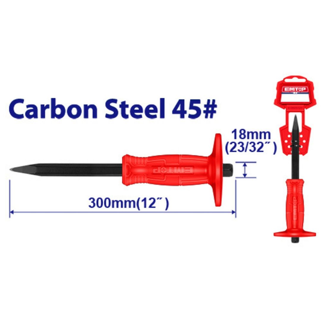 EMTOP CINCEL PUNTA 18x300MM PROTECTOR SUPER EMTOP