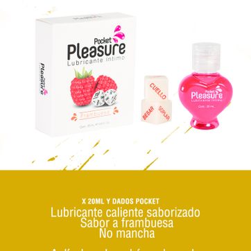 Imagen del producto Lub Intimo Frambuesa X 20 ML y Dados Pocket