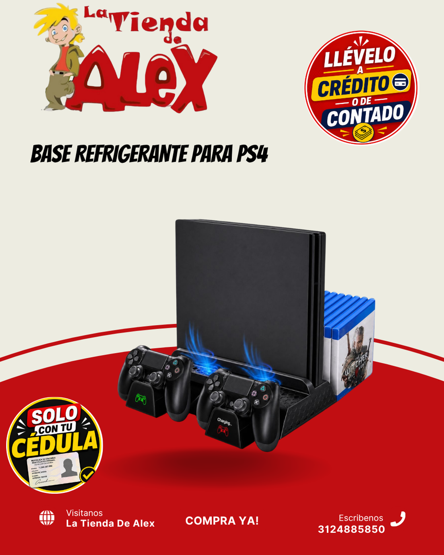 BASE REFRIGERANTE PARA PS4