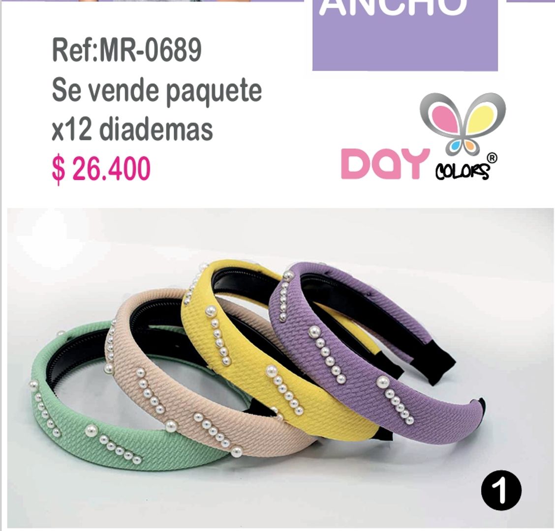 MR-0689DIADEMA DECORADA