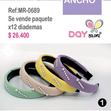 Imagen del producto MR-0689DIADEMA DECORADA