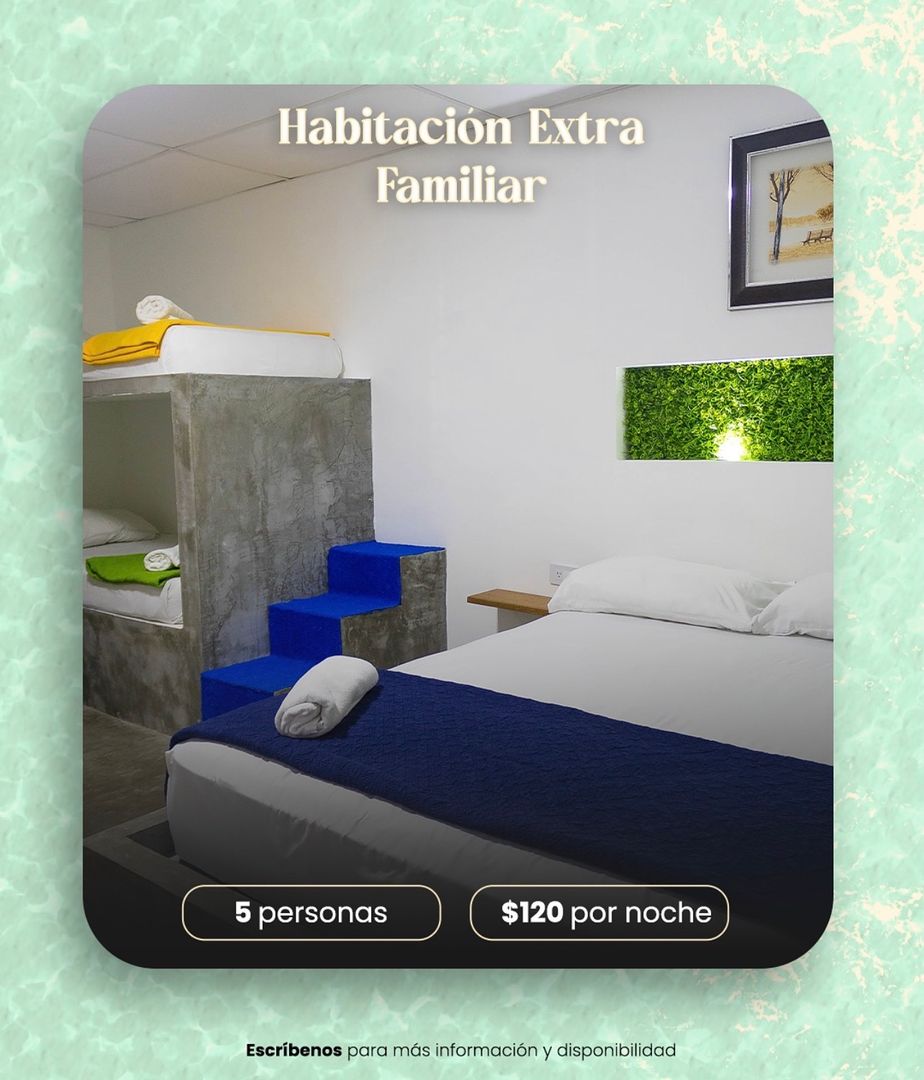 Habitación extra familiar 4-5 personas 