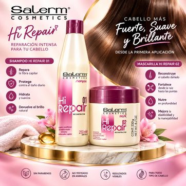 Imagen del producto SALERM SHAMPOO+MASCARILLA HAIR REPAIR 250 ML