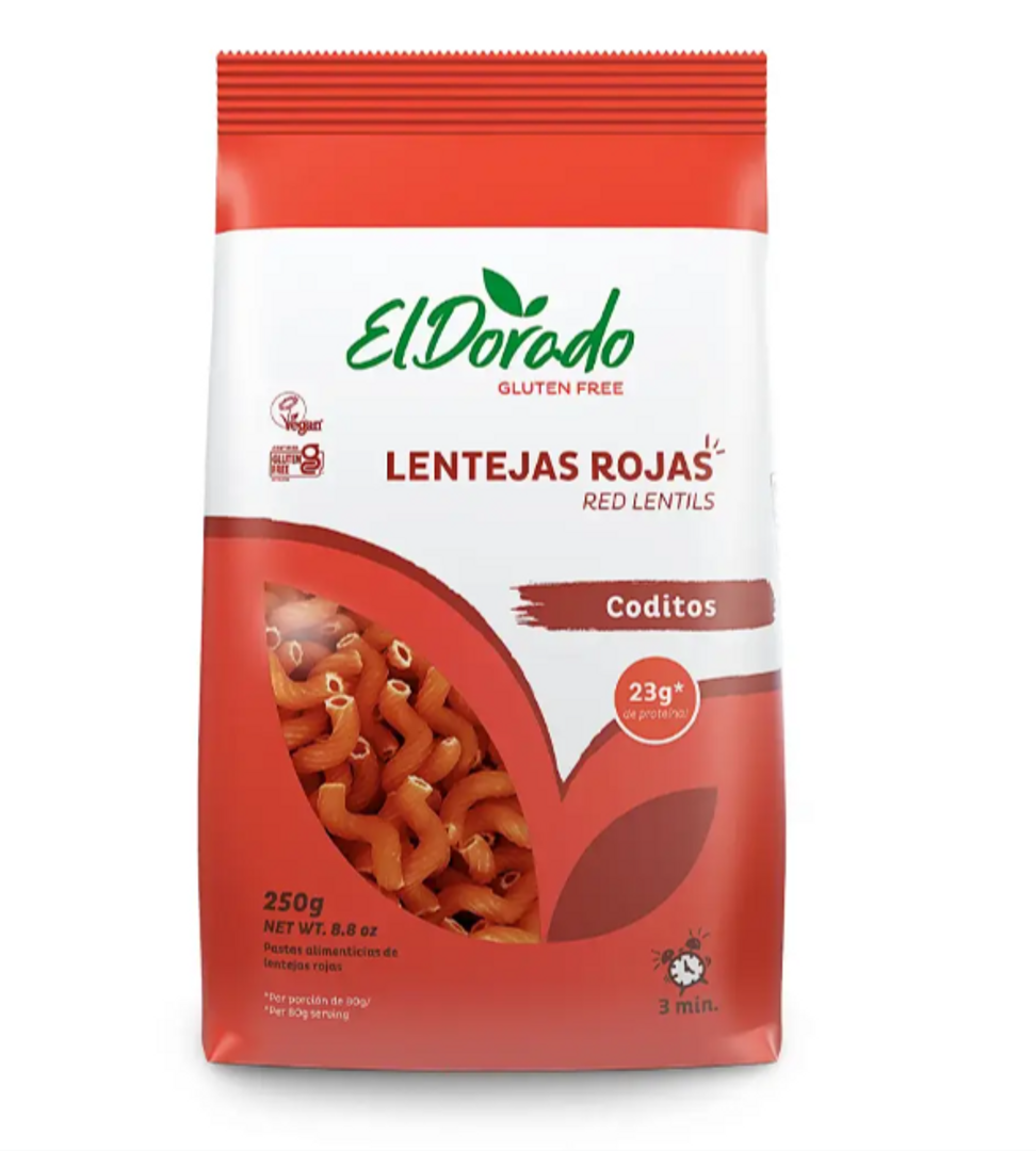 PASTA LENTEJA CODITOS X 250 GR