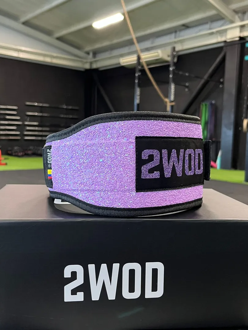  CINTURÓN GLITTER HEAVY LILA 