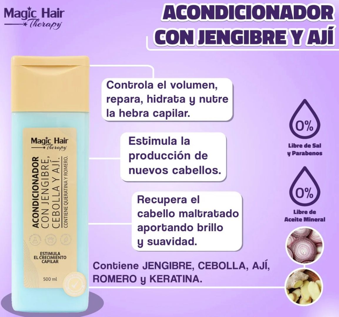 Acondicionador con gengibre