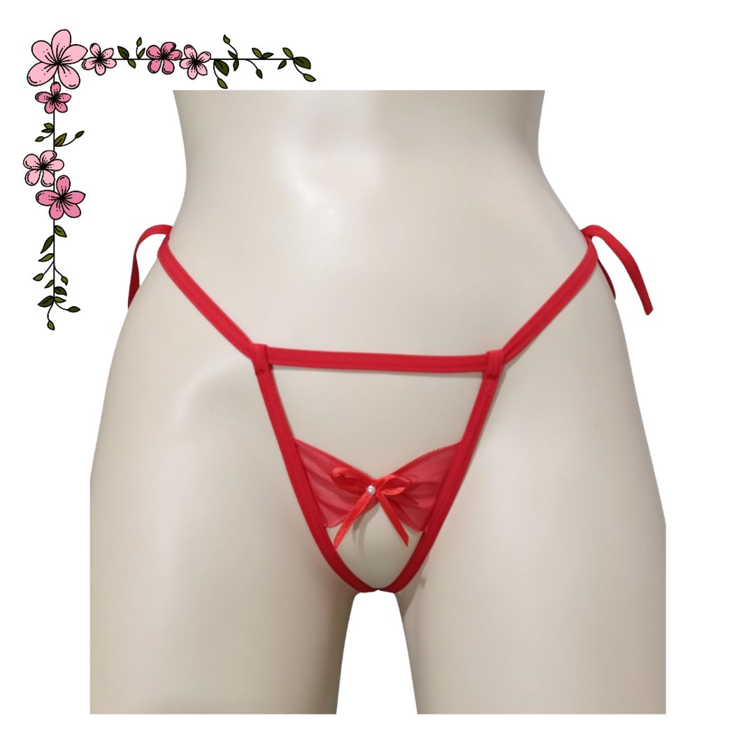 Tanga moño amarre 